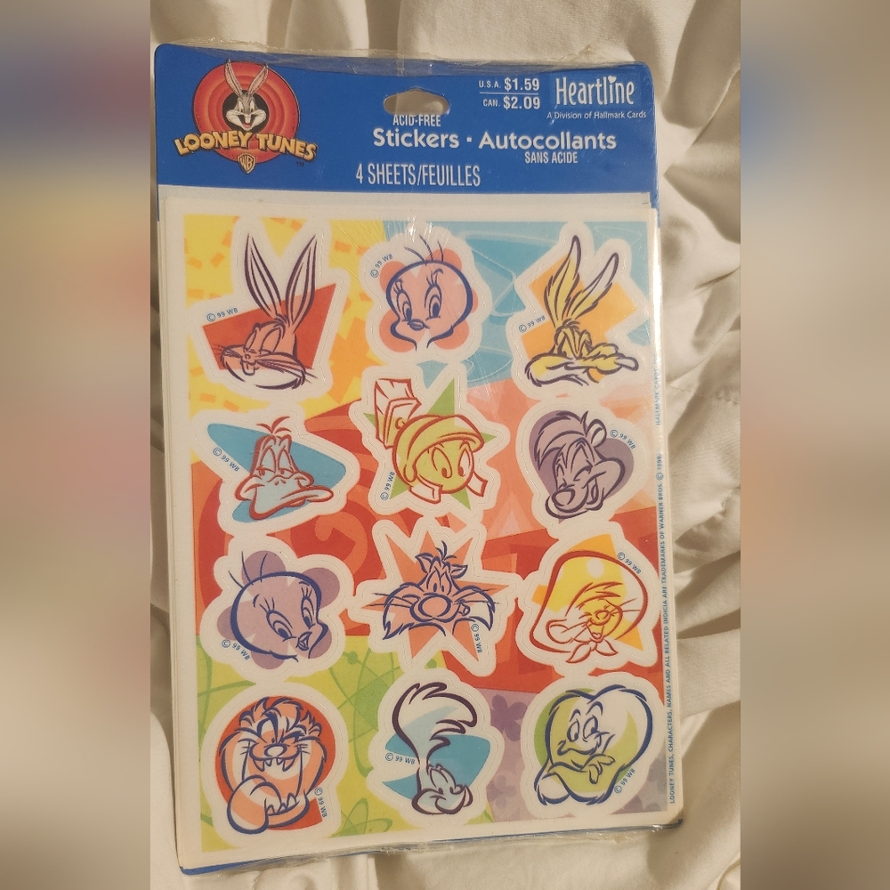 VINTAGE Looney Tunes Sticker Pack